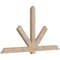 Ekena Millwork Kennewick Smooth Timber Gable Bracket, Douglas Fir, 96"W x 52"H x 3 1/2"D x 5 1/2"F, 13/12 Pitch GBW096X52X0406KEN00SDF - alternate 4